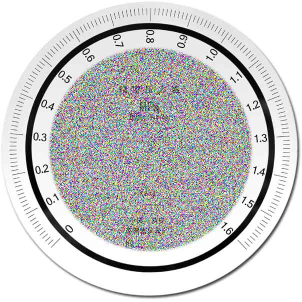 金屬鏡面精密壓力表度盤(pán)